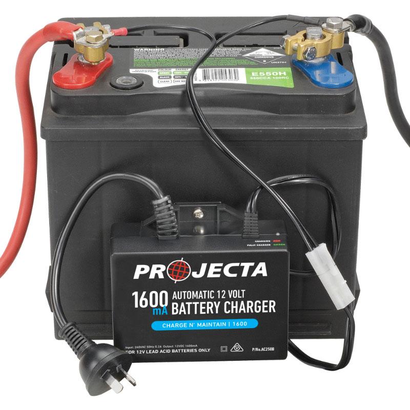 1600mA 12V AUTO BATT CHARGER - Trek Hardware