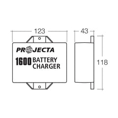 1600mA 12V AUTO BATT CHARGER - Trek Hardware