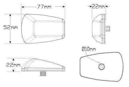 77 Series Side Direction Indicator