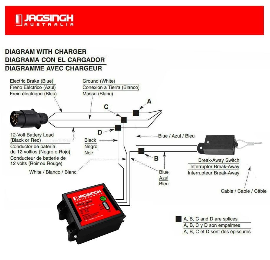 Break Away System With Battery + Charger