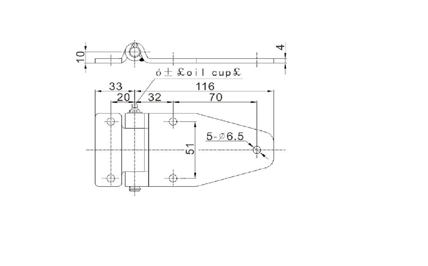 Door hinge 150 Length