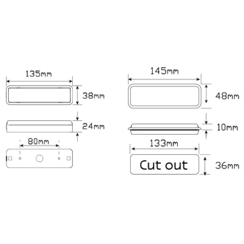 Stop/Tail/Indicator 135 Series