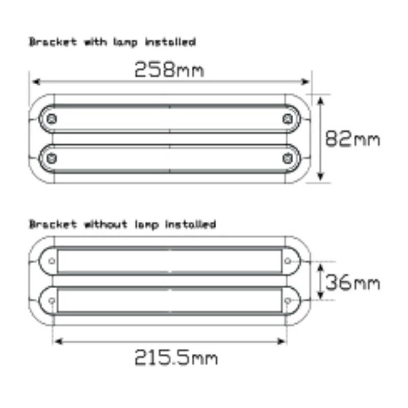 235BAR12 Stop/Tail Strip Lamp And Indicator