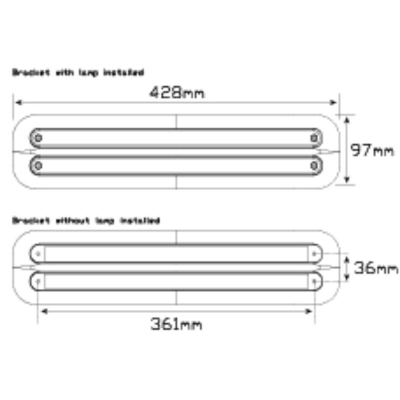 Stop/Tail Strip Lamp And Indicator 380Bar12